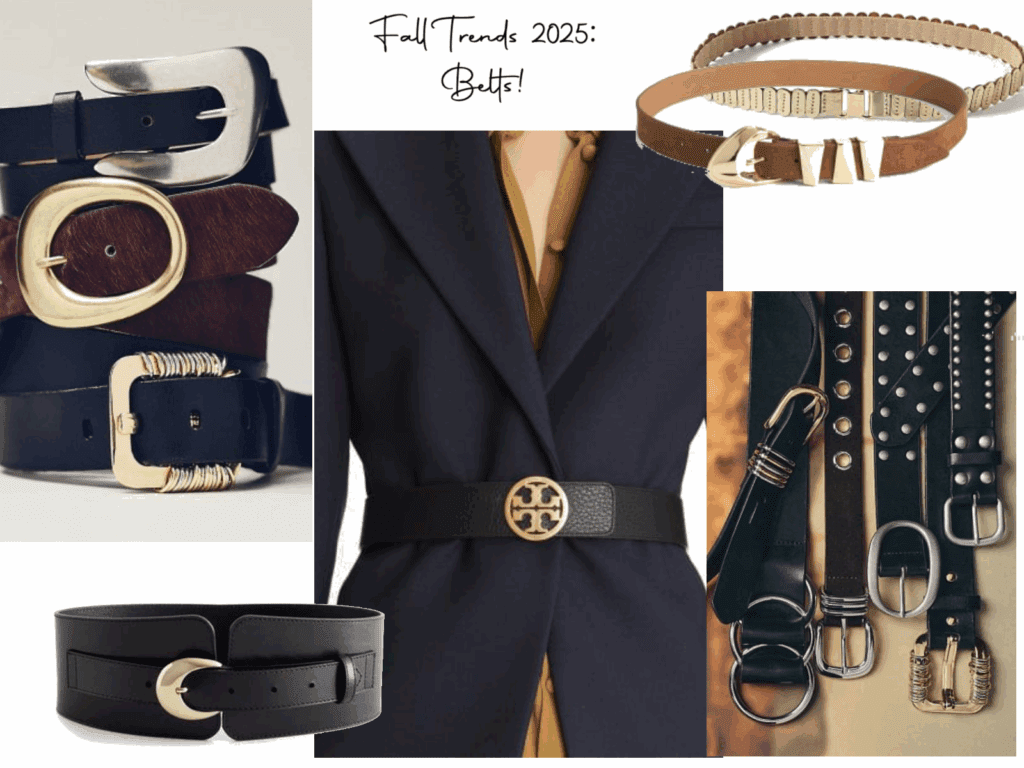 A structured jacket finished with a bold belt for fall office style 2025, collage styled by Dana Lynch to define the waist and elevate the look.