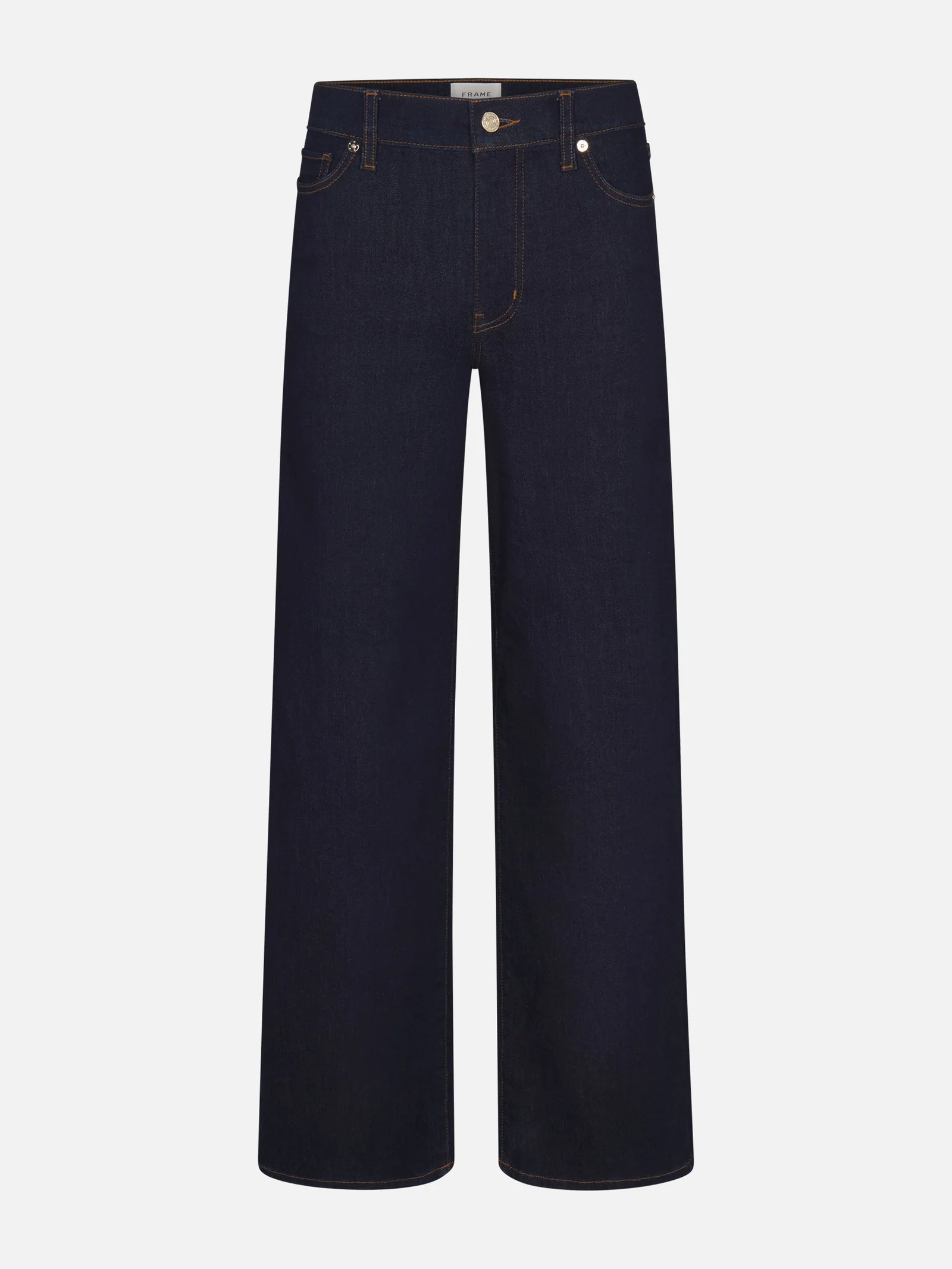 Frame dark denim straight legs